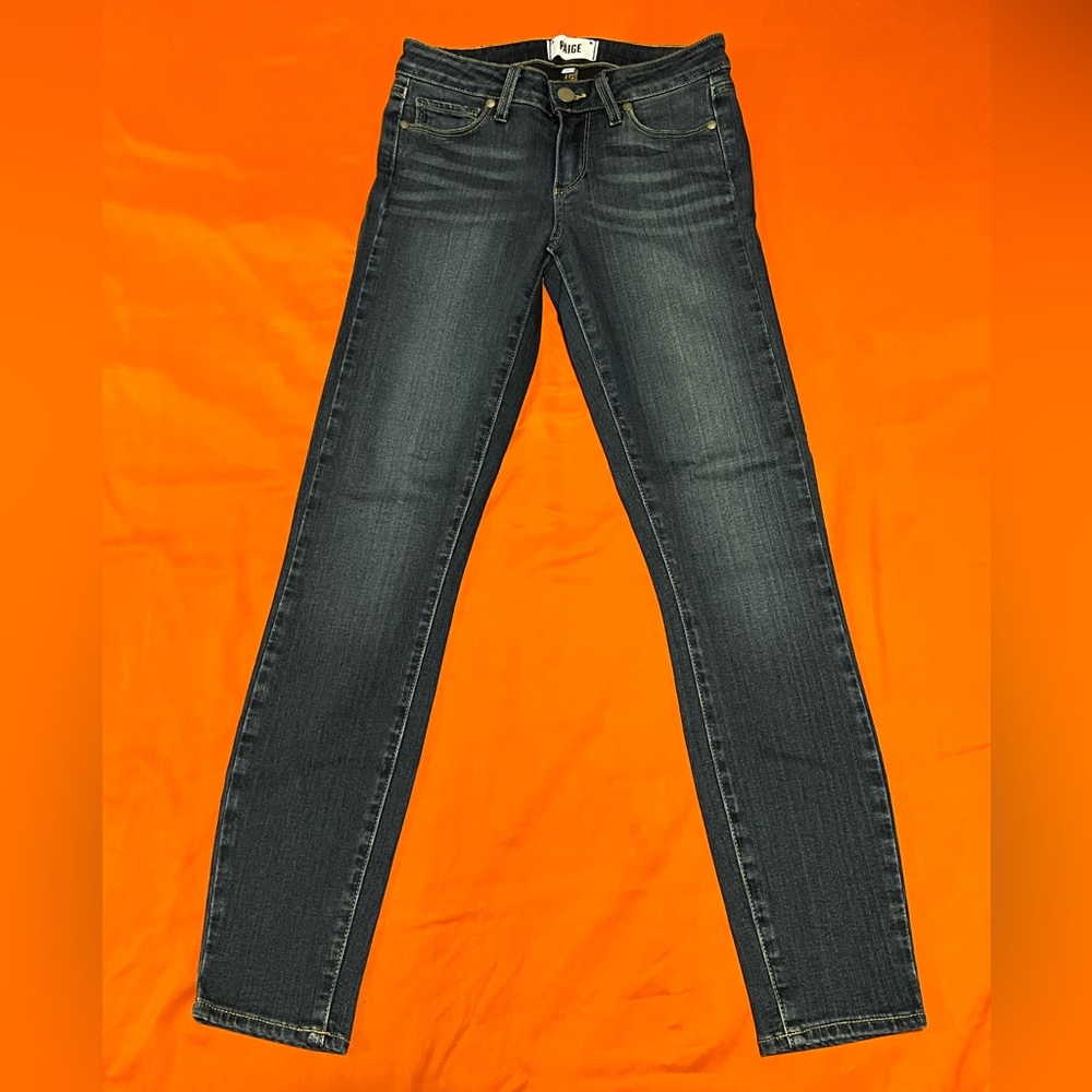PAIGE Dark Wash Skinny Jeans